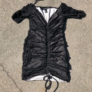 Forever 21 cinched off shoulder dress